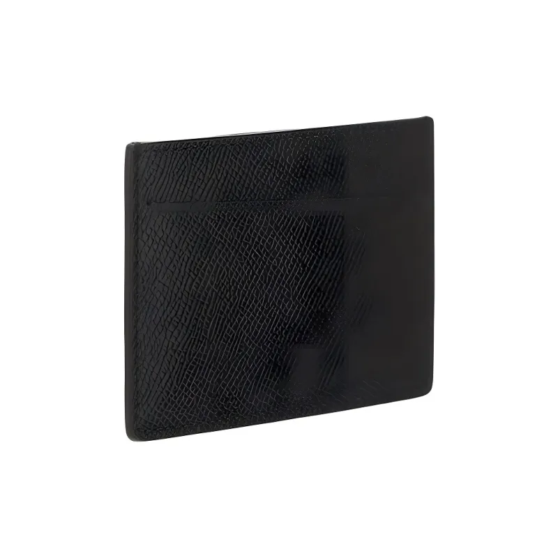 Maison Margiela Calfskin Card Holder Men's Black-1