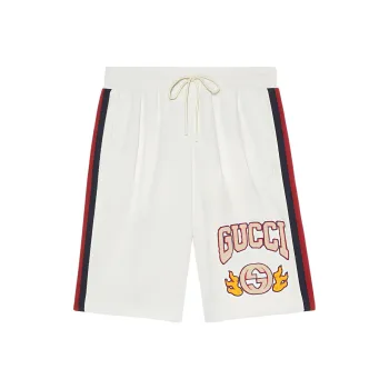 GUCCI Chinese New Year SS24 Casual Shorts Men's Ecru