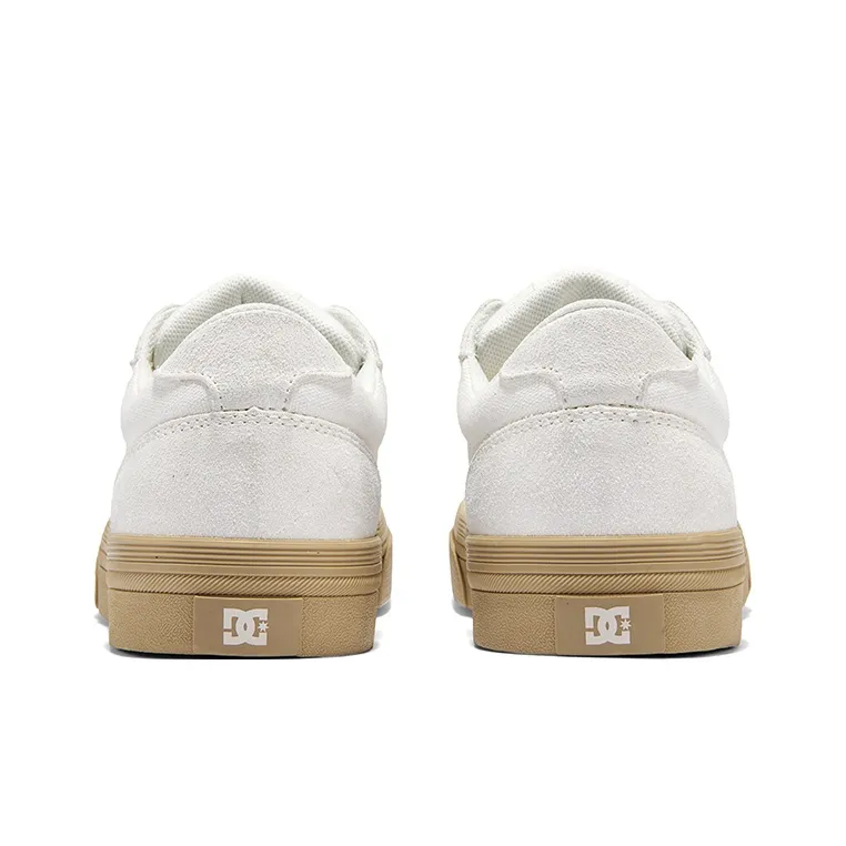 DC Shoes CANVAS CAS Abrasion Resistant Low Top Skateboard Shoes Men's Oxford White-3