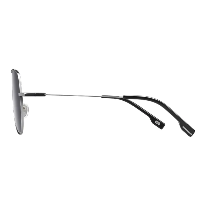 VEGOOS Stainless Steel Metal Rubber Aviator Sunglasses Unisex Multicolor-2