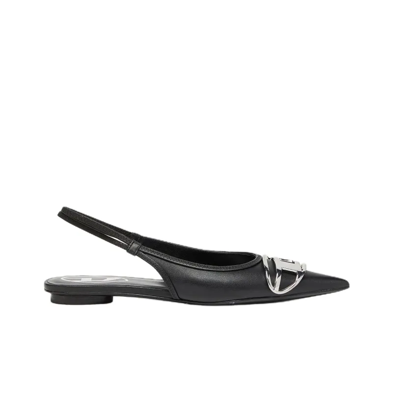DIESEL D Venus Casual Single Shoes Women's Black-1