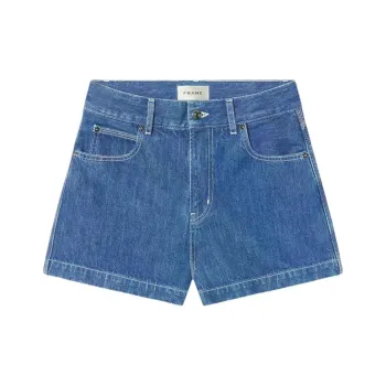 FRAME Denim Shorts Women's Dark Blue GRPH 4009475