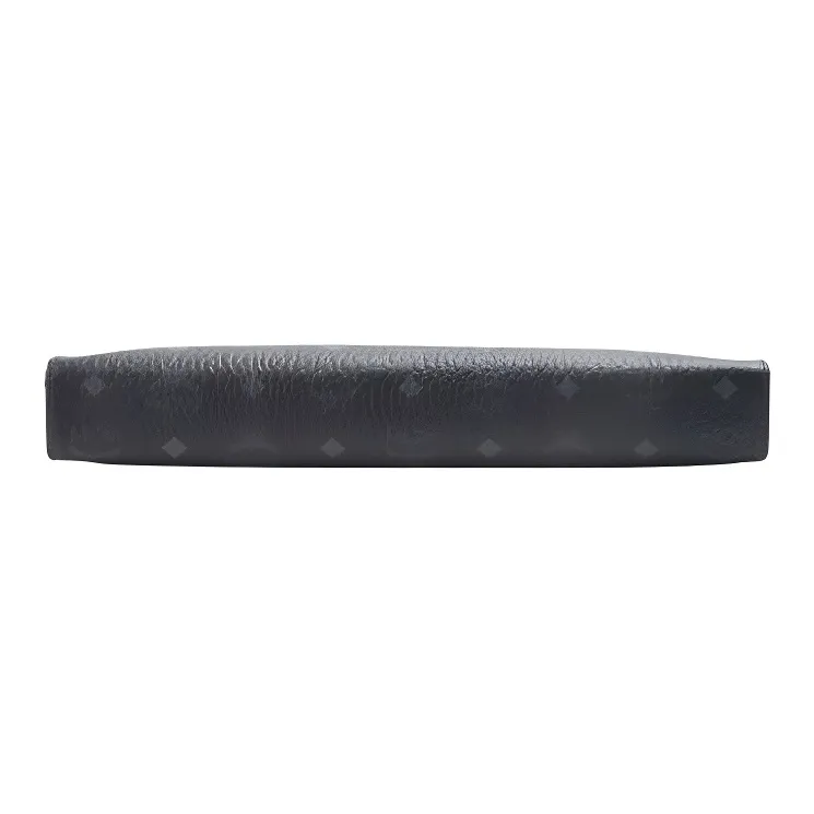 MCM Essential Visetos Origina Coated Canvas Clutch Large Size Men's Black-4