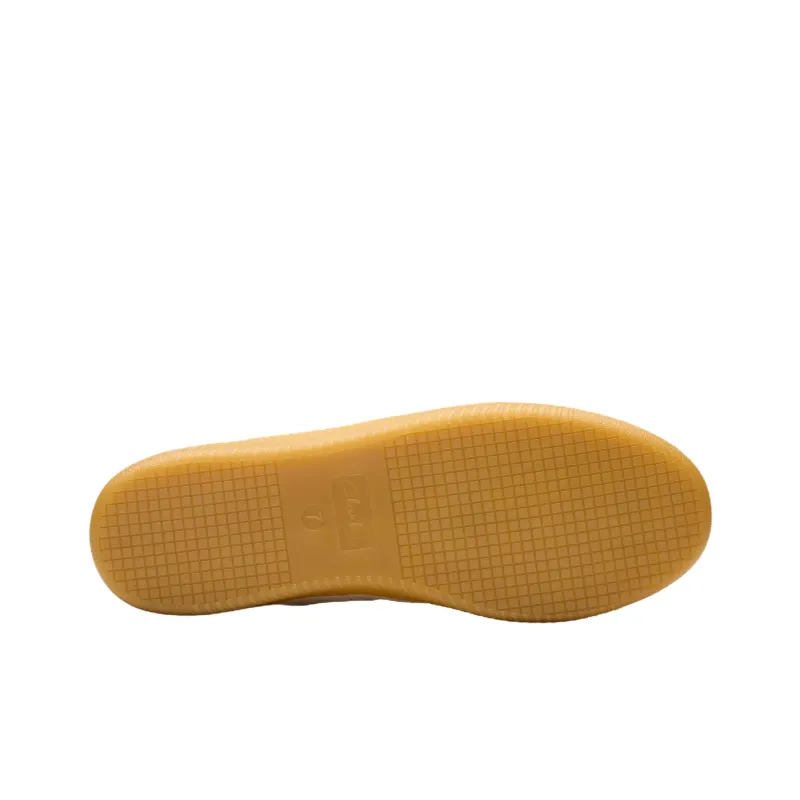 Clarks Nykole Step Low Top Skateboard Shoes Women's White-5