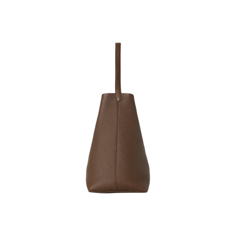 THE ROW Calfskin Tote Bag, Shopping Bag, One Shoulder Handbag Medium Size Women's Dark Olive-2