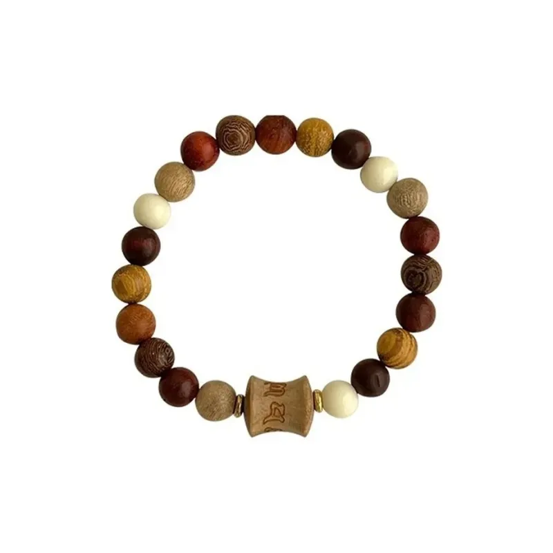 QIONGRUIGE QR Sandalwood Bracelets Unisex-0