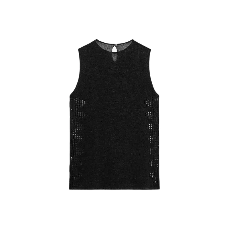 ZARA Tank Tops Women's Black-1