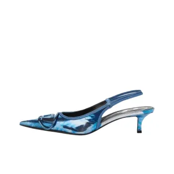 DIESEL D Venus Slim Heel High Heels 4cm Women's Blue