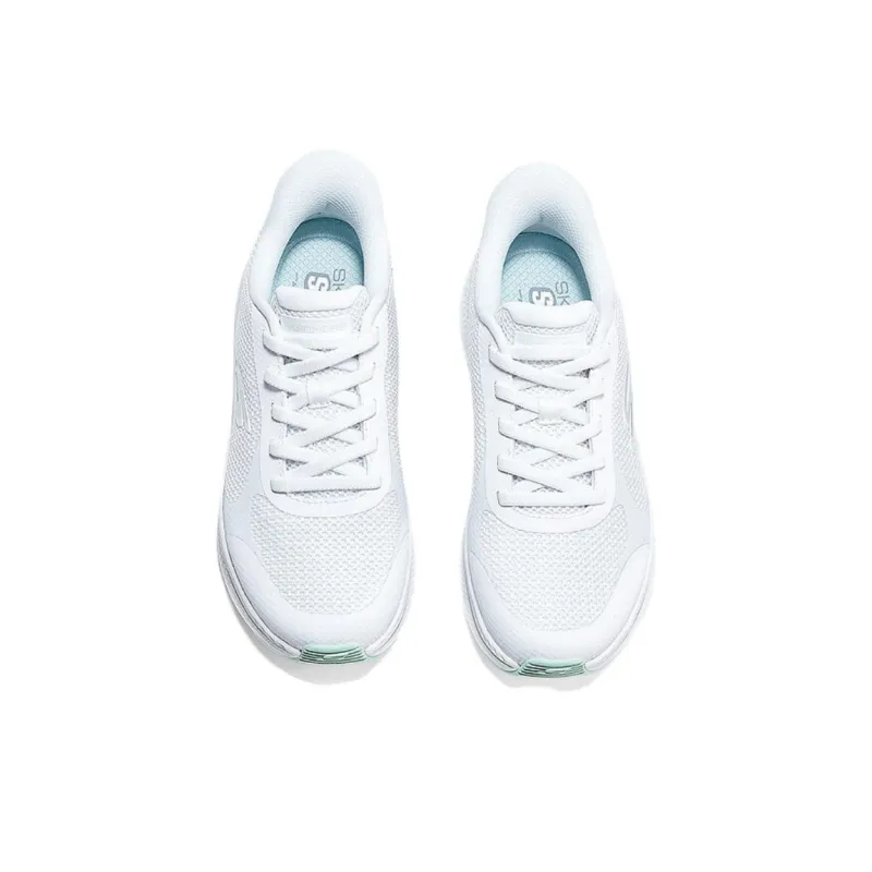 Skechers Women's GO Series Cushioning Support Low Top Casual Shoes Women's White-4