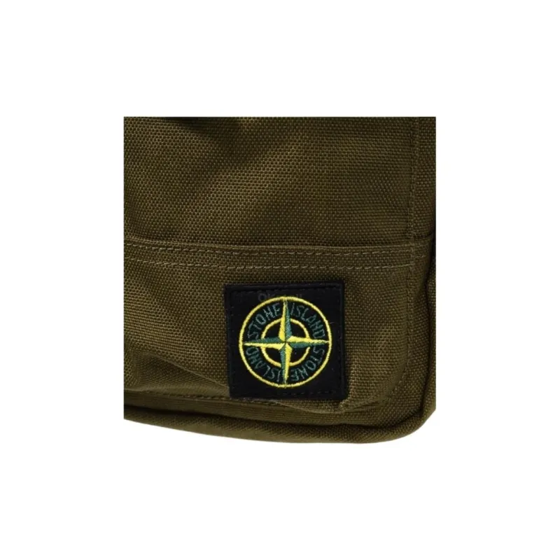 STONE ISLAND Polyamide Crossbody Bag, Shoulder Bag Men's Green-6