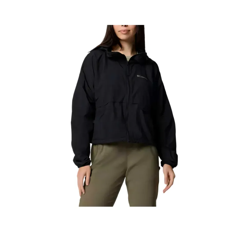 Columbia Women's Spire Valley™ Cropped Hooded Windbreaker Trench Coat Women's-0