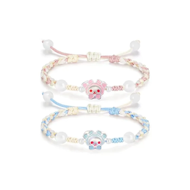 Inkopper Fabric Rope Bracelets Unisex-5