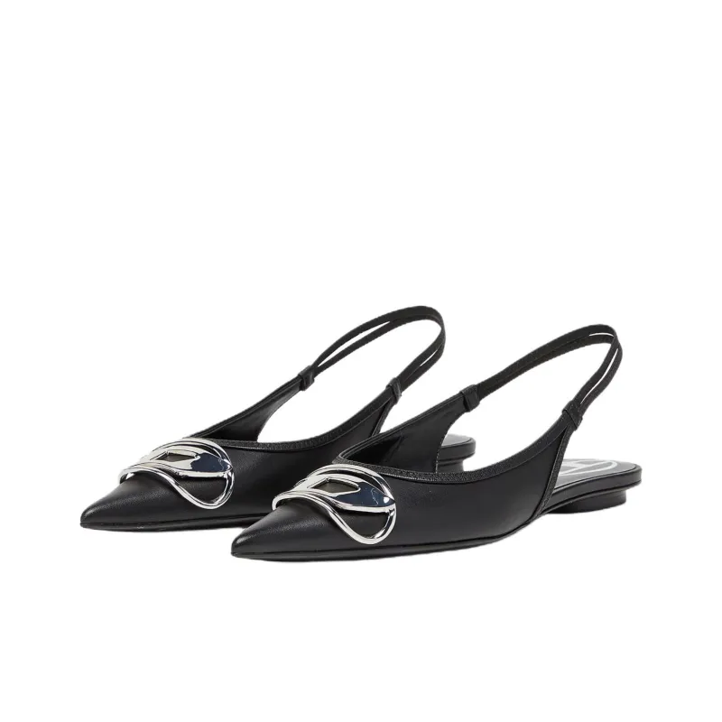DIESEL D Venus Casual Single Shoes Women's Black-2