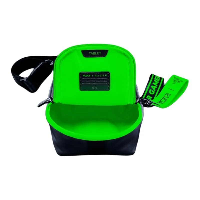 Razer Nylon One Shoulder Backpack Regular Unisex Black & Thunder Green-1