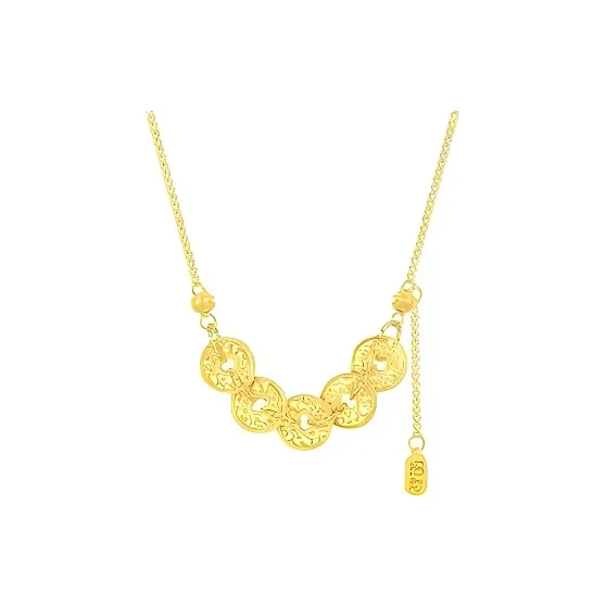 Old Qingyun Silver Building 999 Fine Silver Necklaces Unisex-5