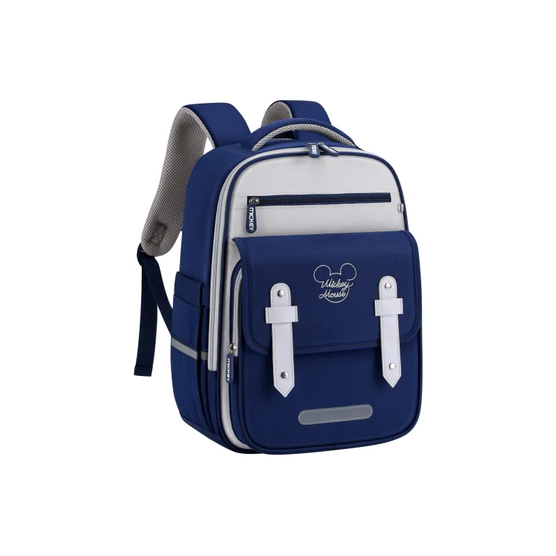 Disney Mickey Series Polyester Student Bag Regular Men's Navy Blue-0