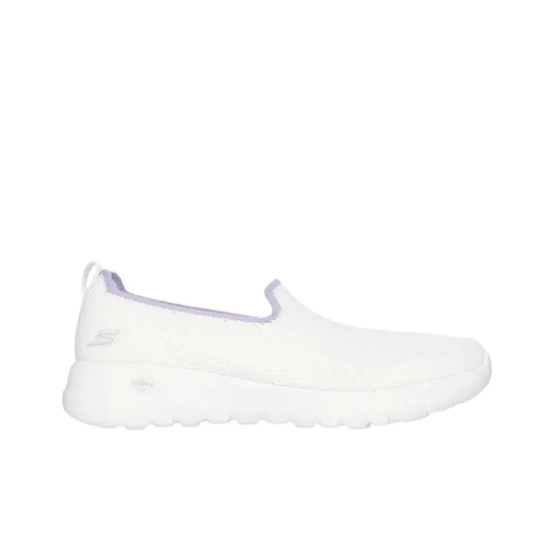 Skechers GO WALK Joy Low Top Casual Shoes Women's White Purple-1