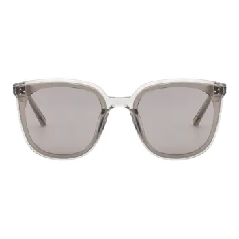 GENTLE MONSTER Plate Frame Irregular Shape Sunglasses Unisex Brown