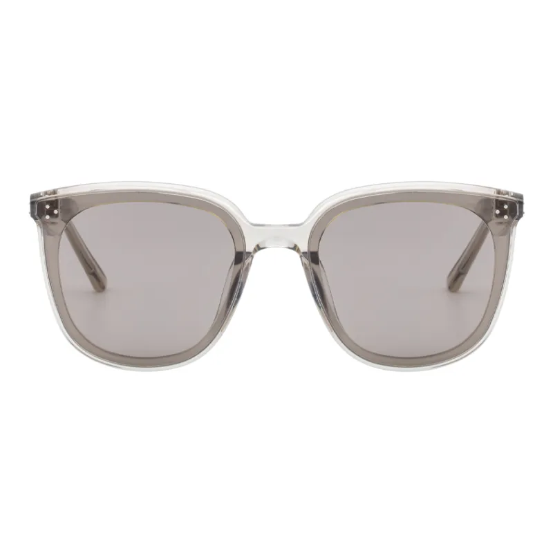 GENTLE MONSTER Plate Frame Irregular Shape Sunglasses Unisex Brown-0