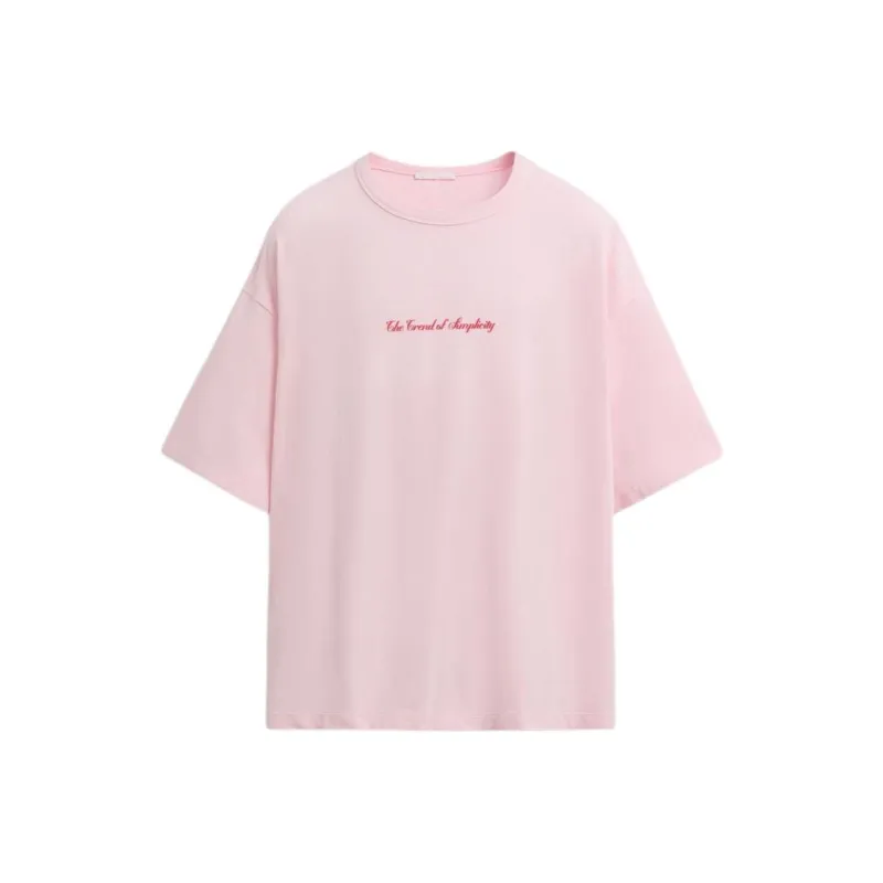 ZARA T Shirts Men Pink-0