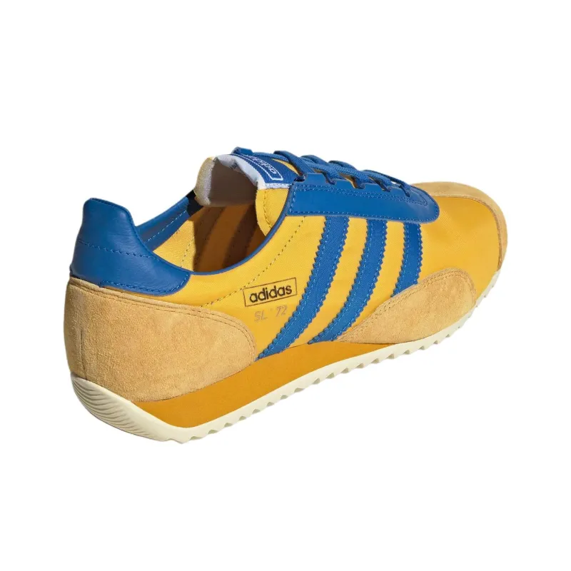 Adidas SL 72 Abrasion Resistant Low Top Casual Shoes Unisex Yellow-3