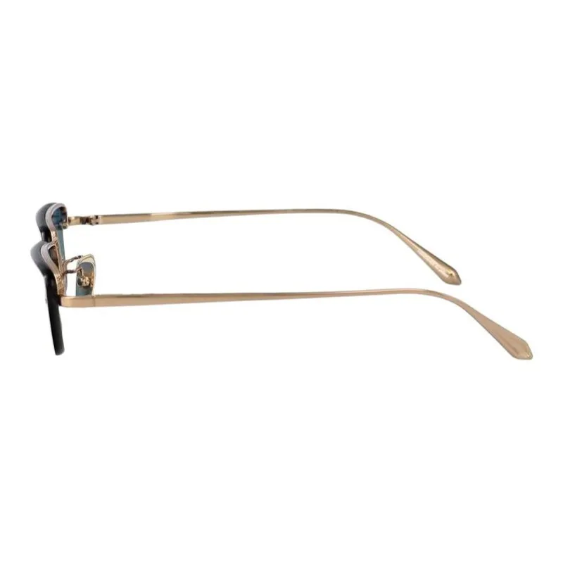 Linda Farrow Titanium Irregular Shape Sunglasses Women's Gold-1