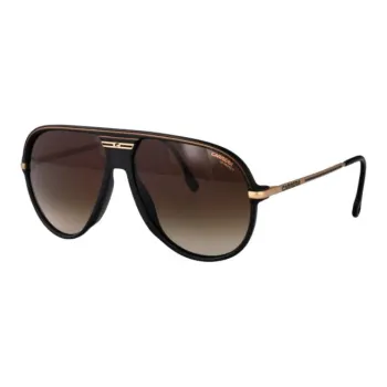 CARRERA Metal Polyamide Injection Molded Irregular Shape Sunglasses Unisex Black