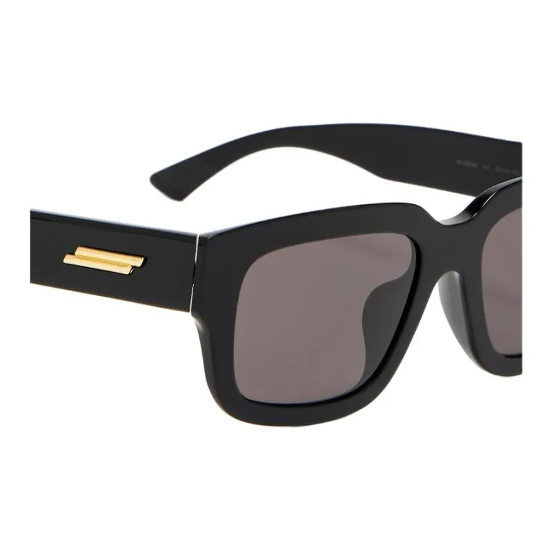 Bottega Veneta Acetate Square Sunglasses Women's Black-1