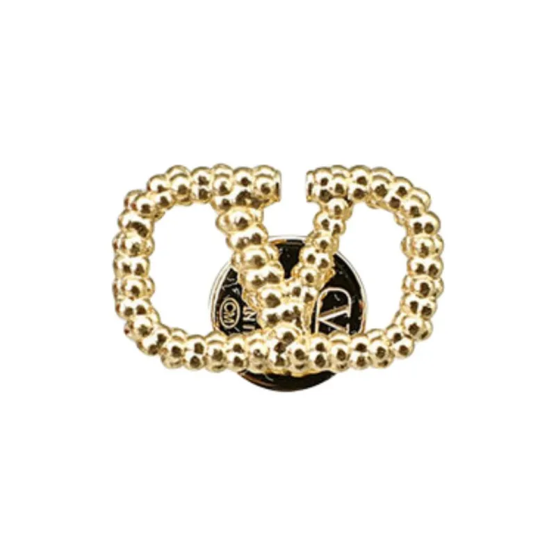 Valentino Metal Earrings Women's Gold-1