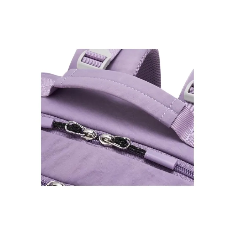SAMSONITE Fabric Backpack Medium Size Unisex Purple Camouflage-5