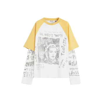 Lanvin X Future Long Sleeved Print T shirt
