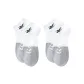 2 Pack (White & Gray Color Block)