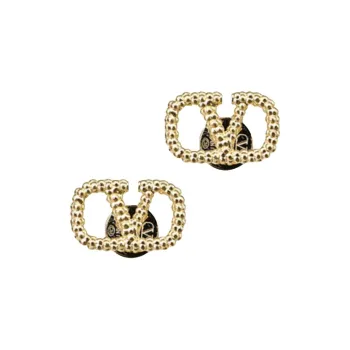Valentino Metal Earrings Women's Gold