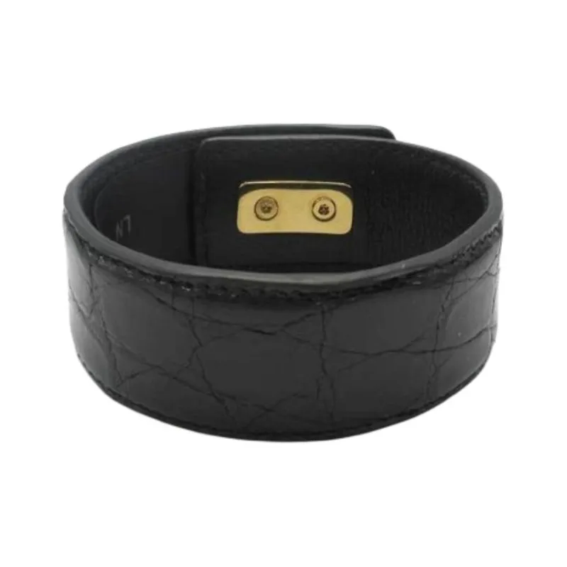 PRADA Metal Wristbands Women's Black-2