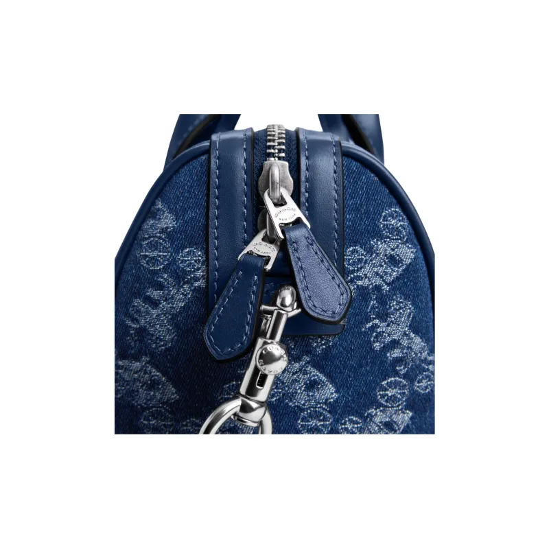 COACH Gotham Denim Fabric With Leather Shoulder Bag, Crossbody Bag, Handbag Medium Size Men's Dark Blue-3