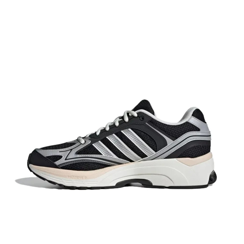 Adidas Spiritain 2000 Anti Slip Wear Resistant Low Top Running Shoes Unisex Black Silver-0
