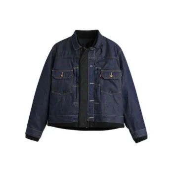 Sacai X Levis Jackets Men Dark Blue