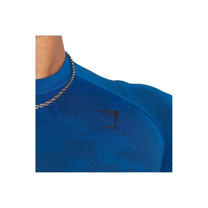 GYMSHARK T Shirt Men's Vintage Blue-2
