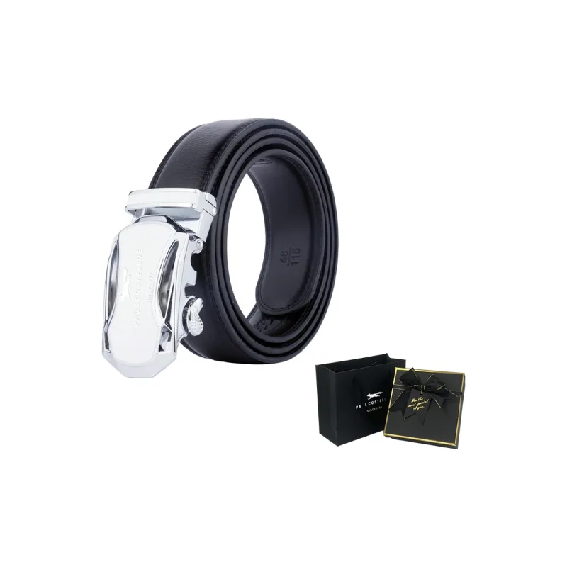 PAUL COSTELLOE Alloy Leather Belts Unisex 3.55-4