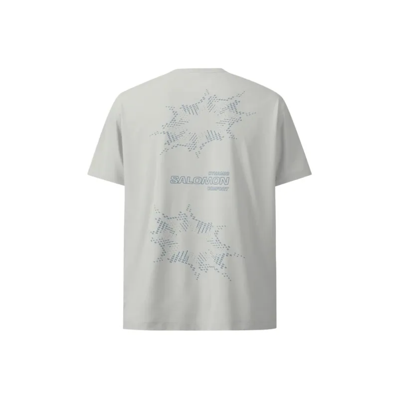 SALOMON T Shirt Men's Light Gray-1