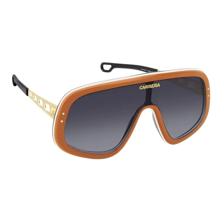 CARRERA Acetate Metal Irregular Shape Sunglasses Men's Gold-2