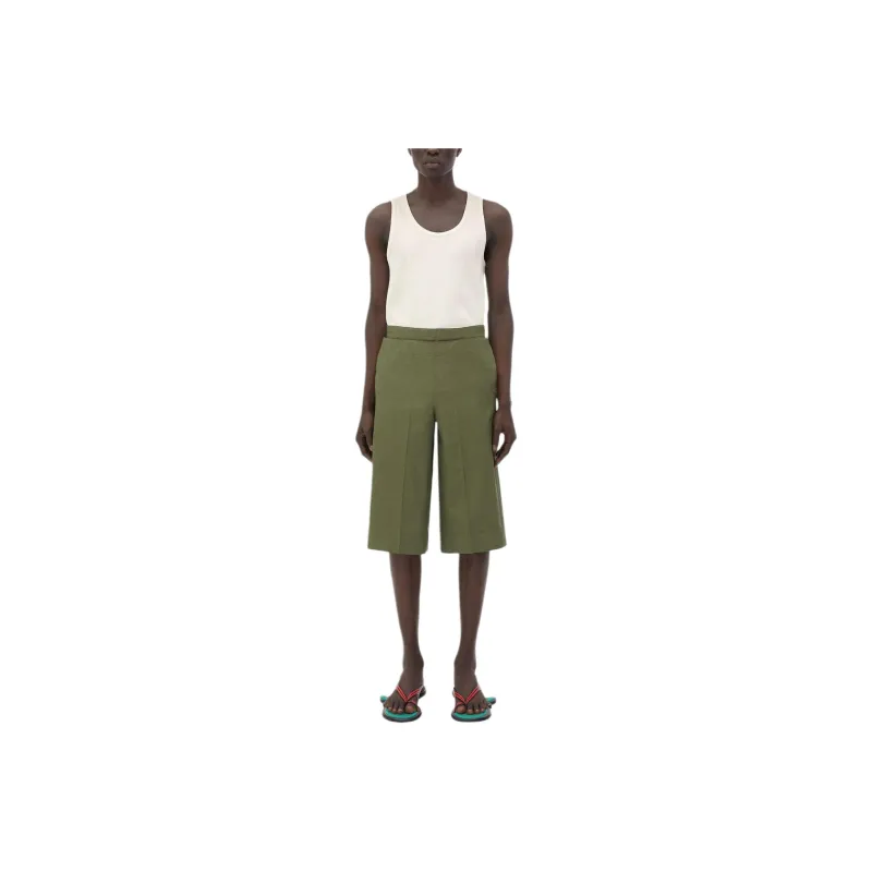 Bottega Veneta Casual Shorts Men's Green-0