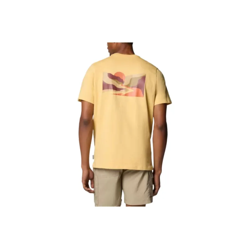 Columbia Explorers Canyon Back Graphic T Shirt Cotton T Shirt Men's-0