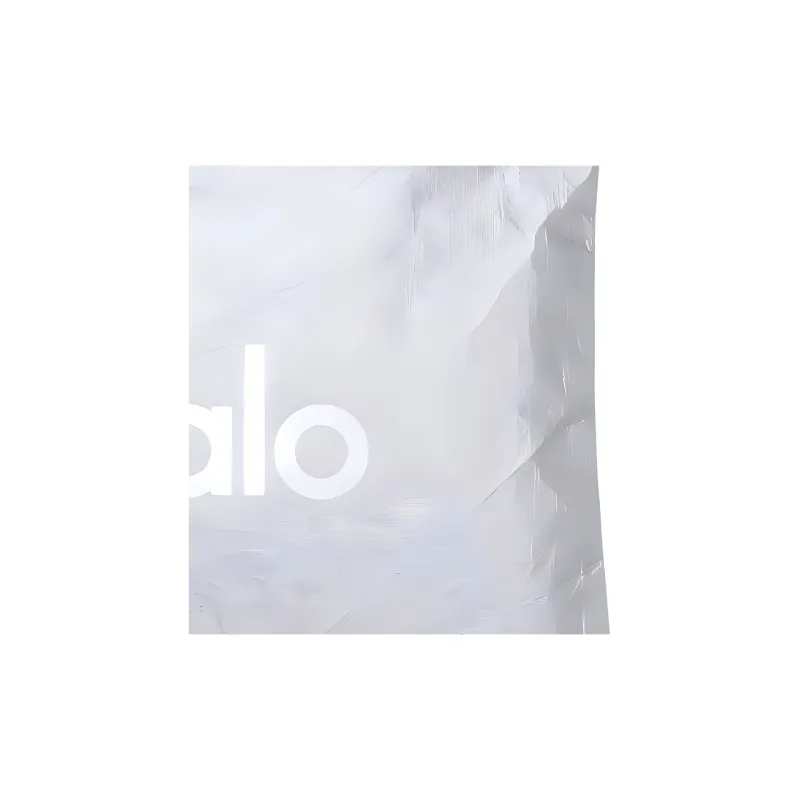Alo Yoga Tyvek Material Clutch Regular Unisex Silver-1