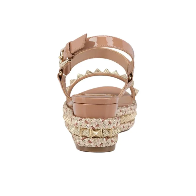 CL Pyraclou One Strap Sandals 6cm Women's Pink-3