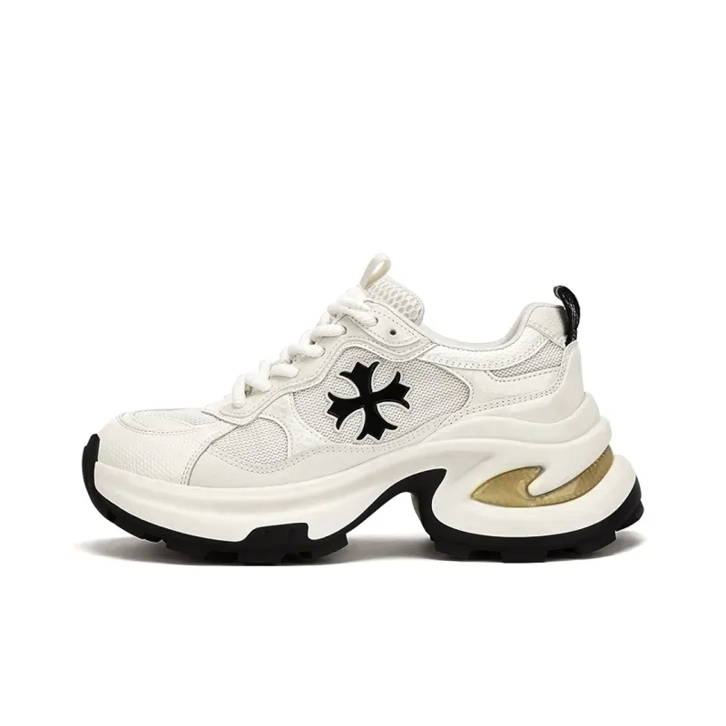 Safiya Low Top Chunky Sneakers Women's Ecru-0
