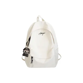 ADOONGA Canvas Bag Backpack Unisex Black/White/Blue