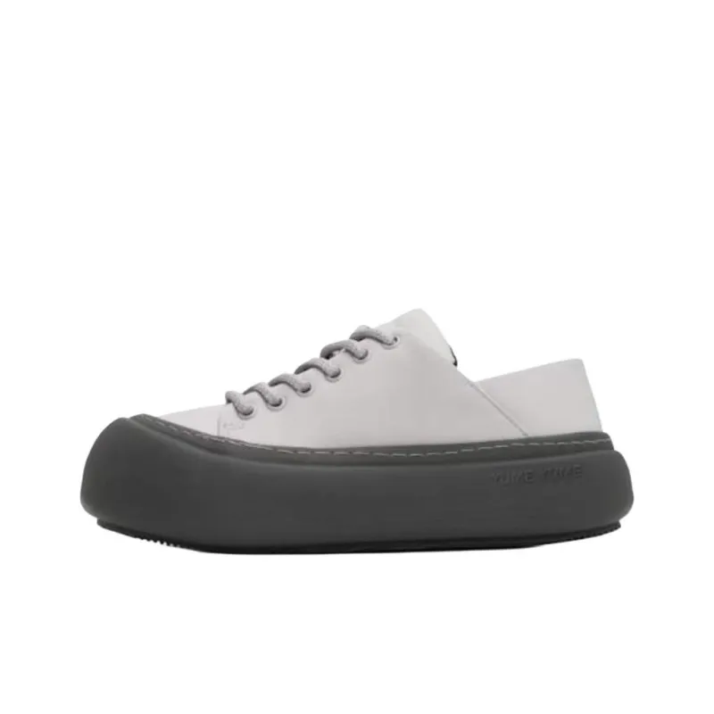 YUME YUME Goofy Low Top Skateboard Shoes Men's Gray-0