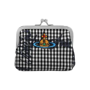 Vivienne Westwood Cotton Coin Purse Women's Black