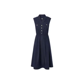 KARL LAGERFELD SS25 Sleeveless Dress Women's Blue
